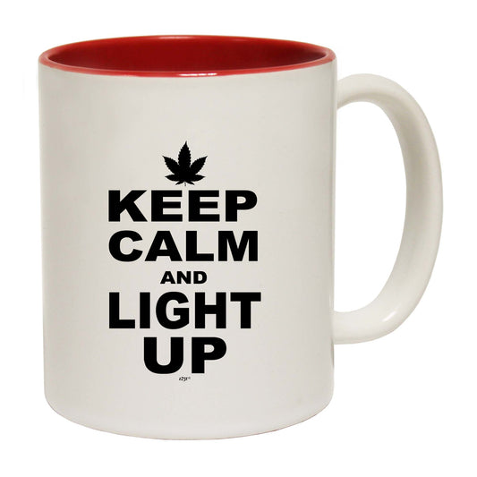 Keep Calm And Light Up - Funny Coffee Mug