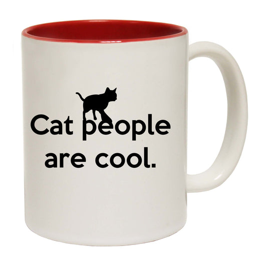 Cat People Are Cool - Funny Coffee Mug