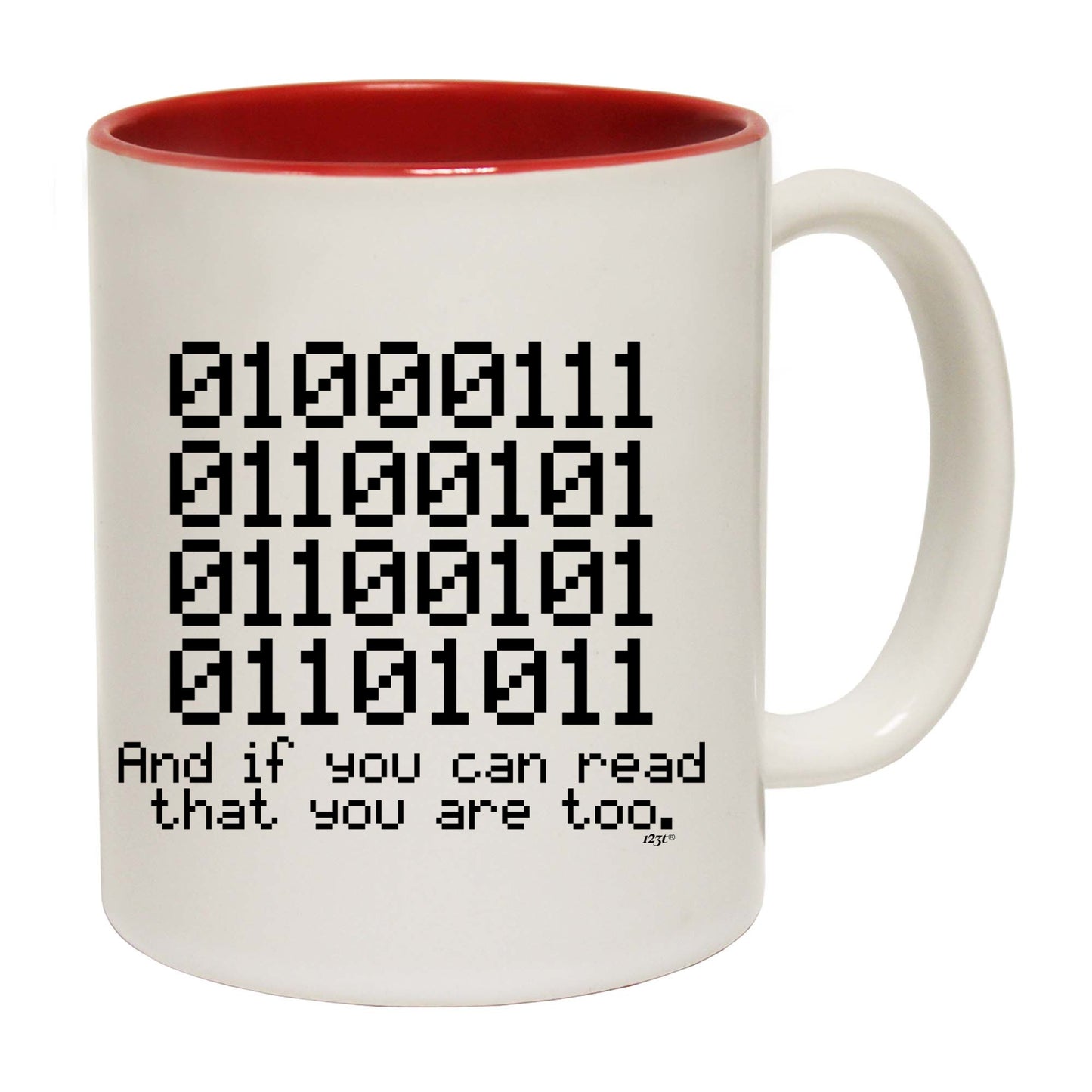 Binary 01000111 If You Can Read - Funny Coffee Mug