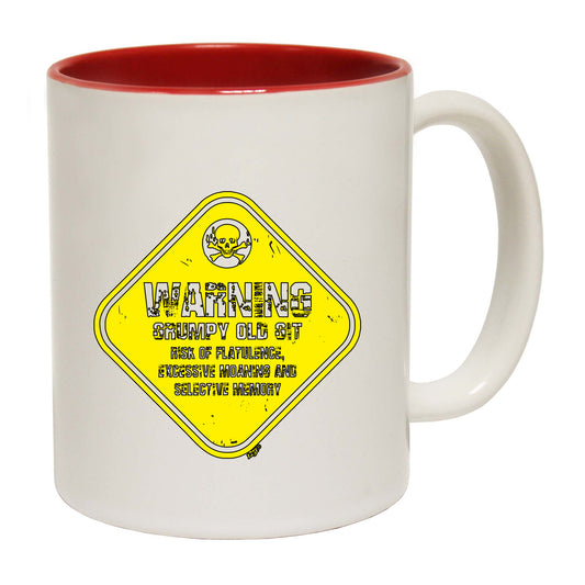 Warning Grumpy Old Git - Funny Coffee Mug