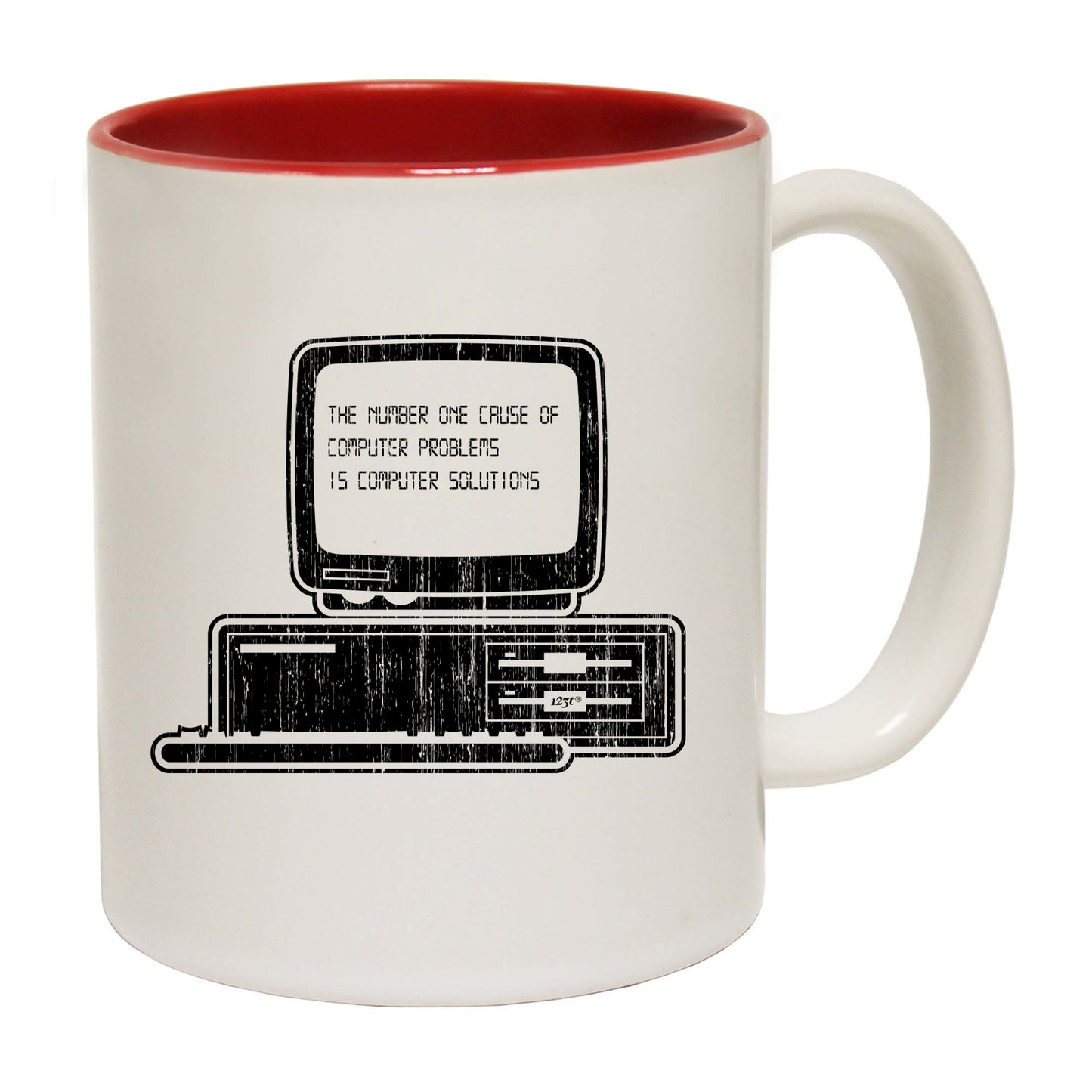 The Number One Cause Of Computer Problems - Funny Coffee Mug