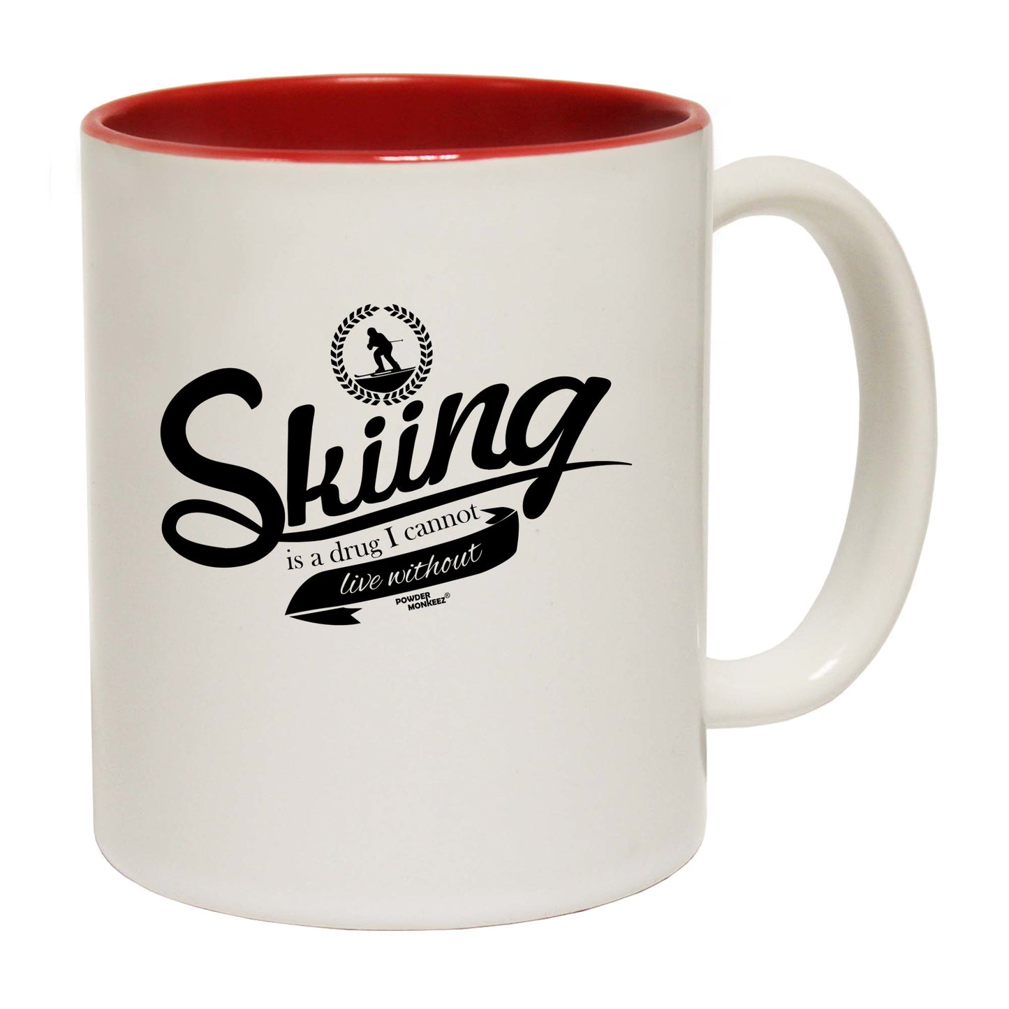 Pm Skiing Is The Drug I Cannot Live Without - Funny Coffee Mug