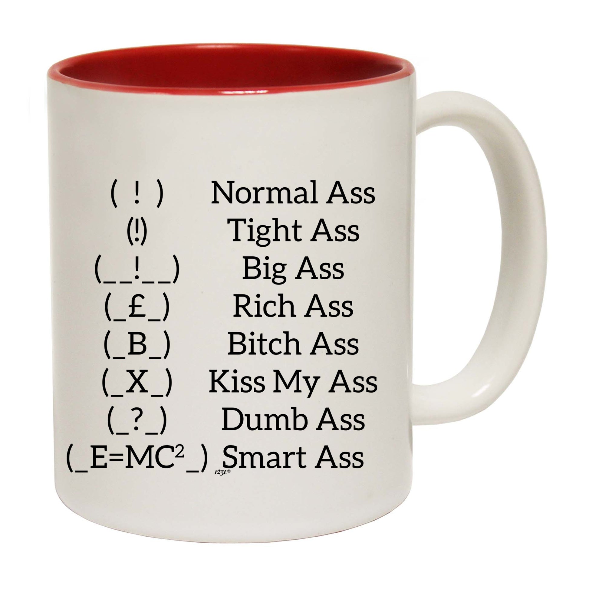 Ass Types - Funny Coffee Mug