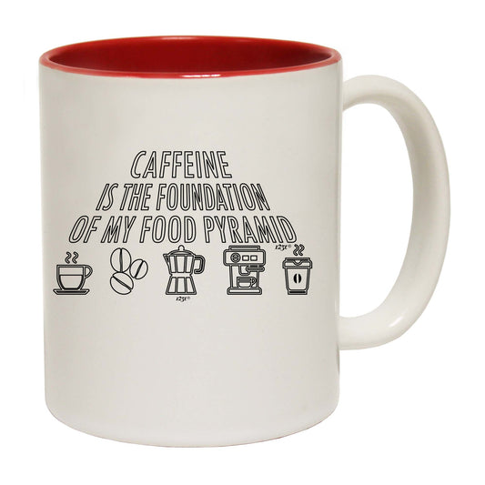 Caffeine Is The Foundation - Funny Coffee Mug