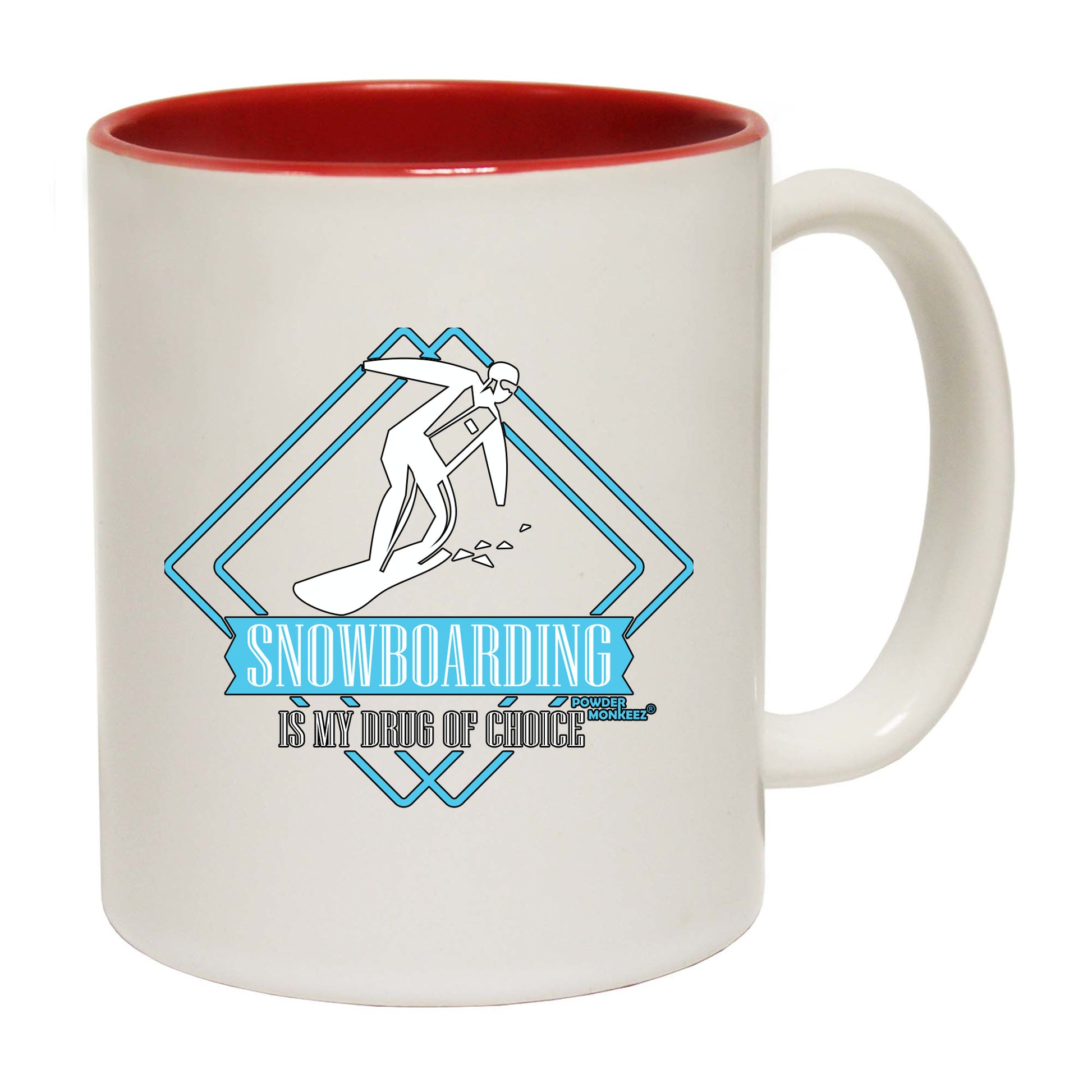 Pm Snowboarding Is My Drug Of Choice - Funny Coffee Mug