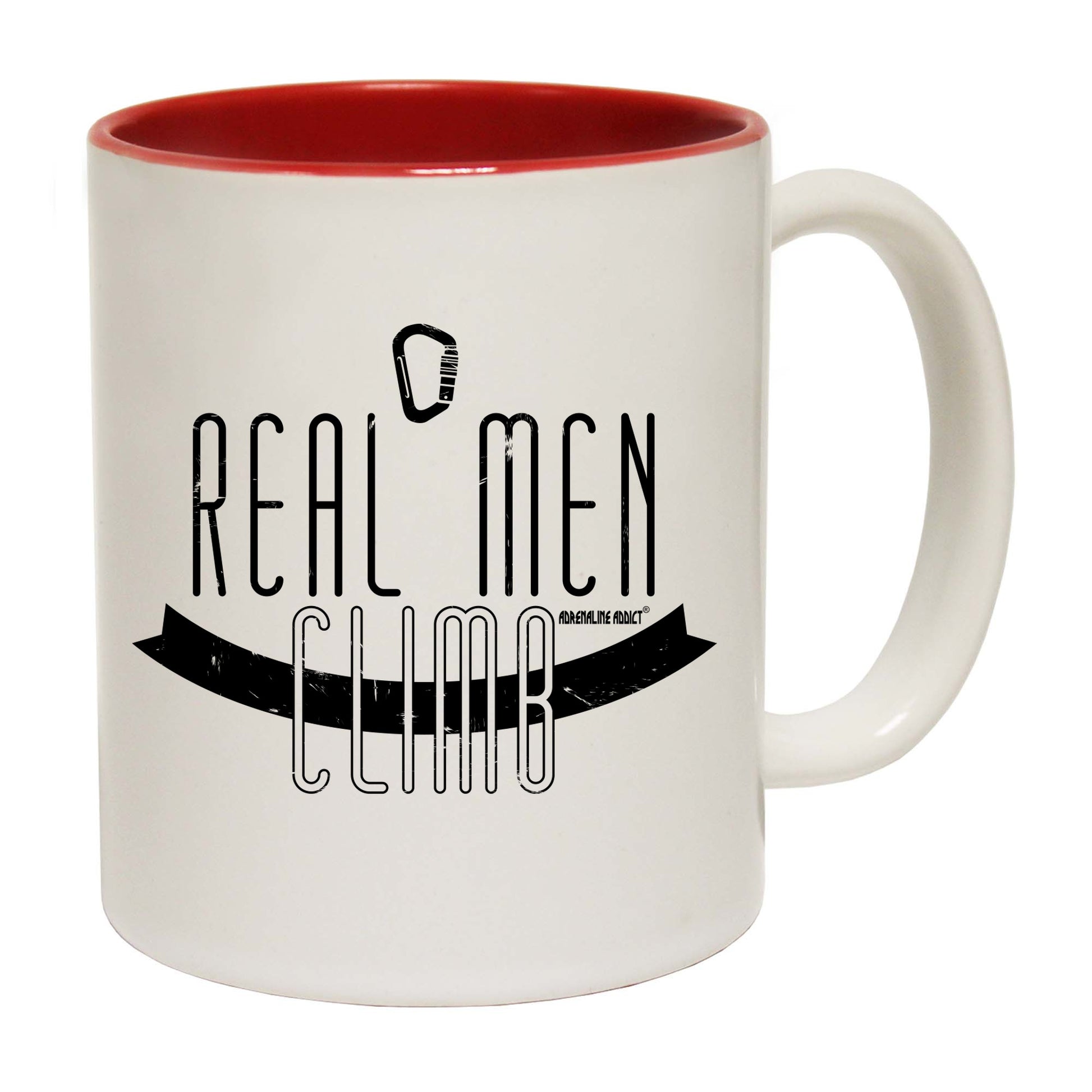 Aa Real Men Climb - Funny Coffee Mug