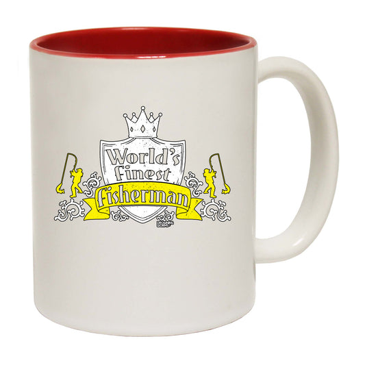 Dw Worlds Finest Fisherman - Funny Coffee Mug