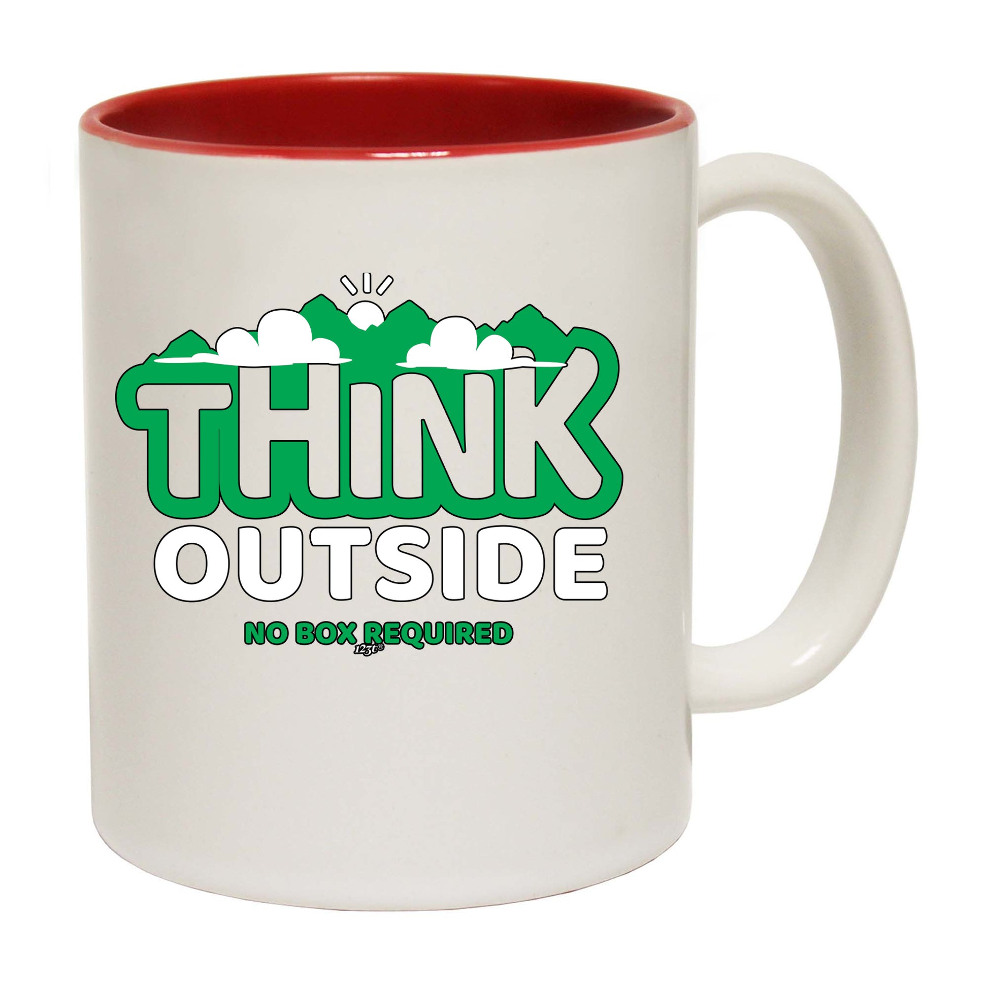 Think Outside No Box Required - Funny Coffee Mug