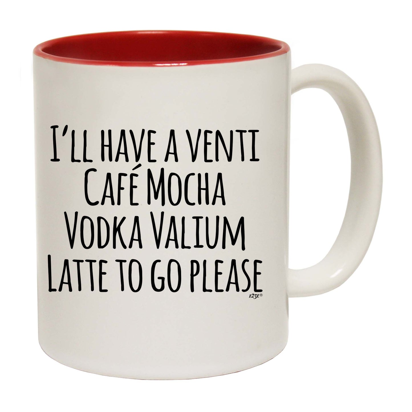 Ill Have A Vent Cafe Mocha Vodka Valium Latte - Funny Coffee Mug