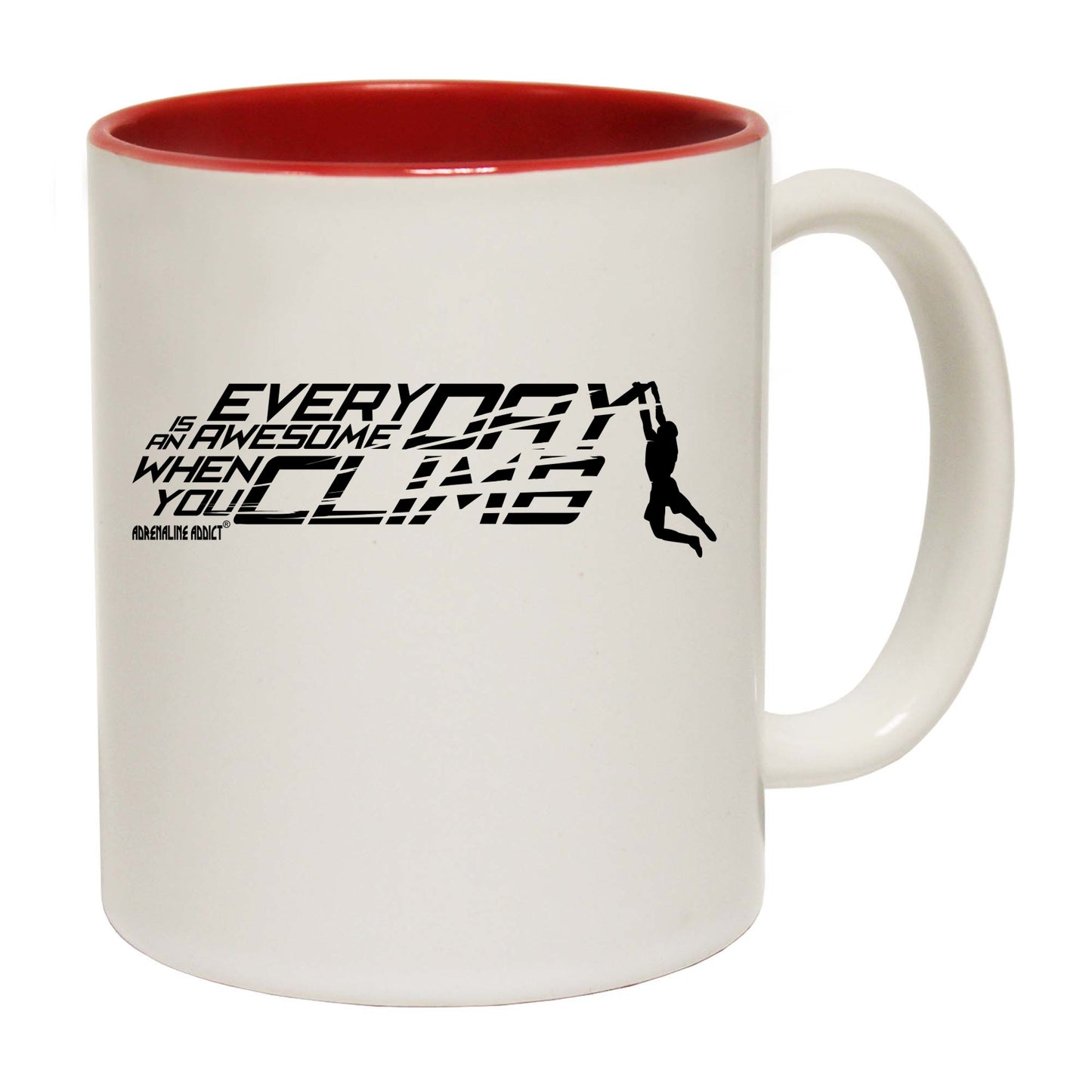 Aa Everyday Is Awesome When You Climb - Funny Coffee Mug