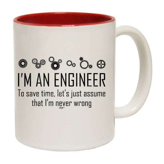 Im An Engineer To Save Time - Funny Coffee Mug