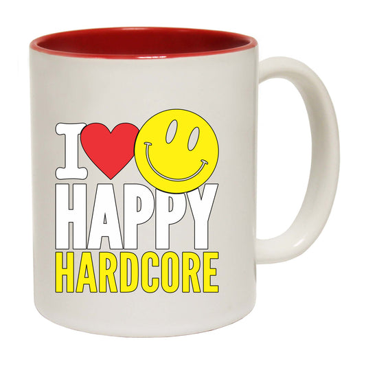 I Love Happy Hardcore - Funny Coffee Mug