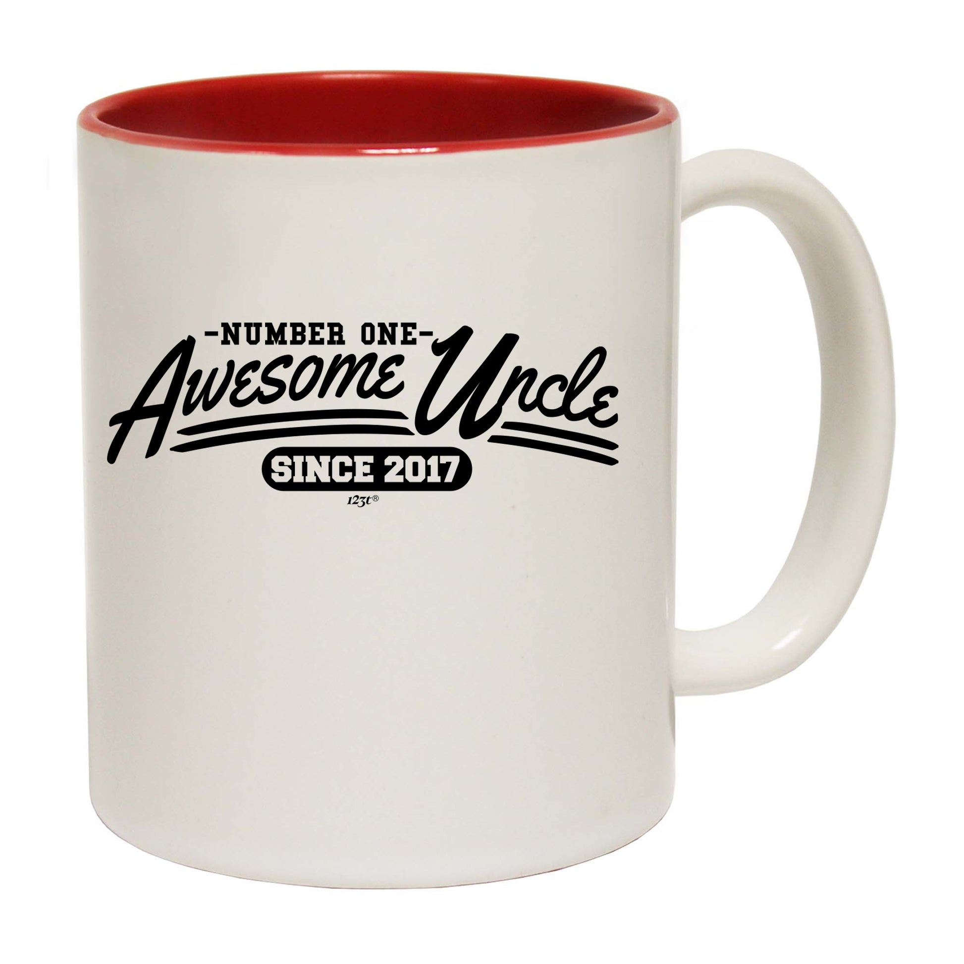 Awesome Uncle Since 2017 - Funny Coffee Mug