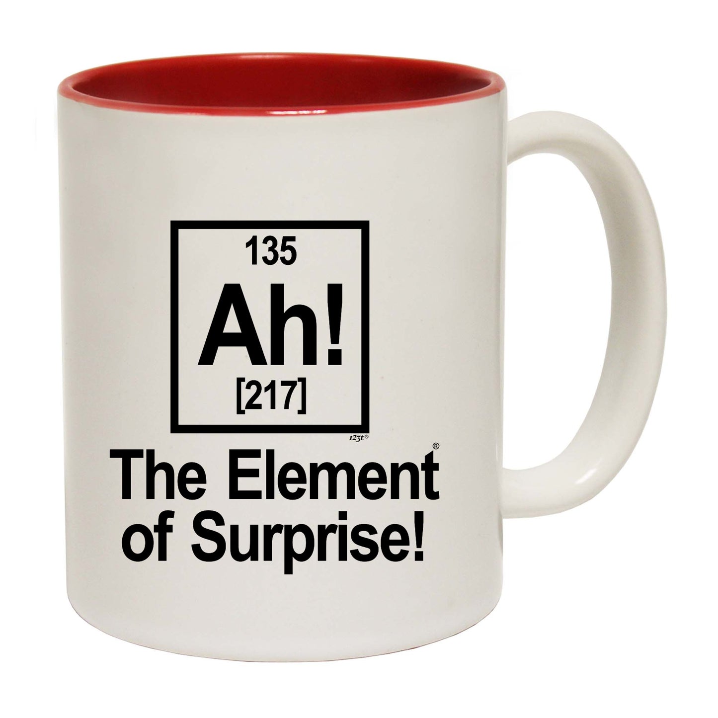 The Element Of Surprise White - Funny Coffee Mug