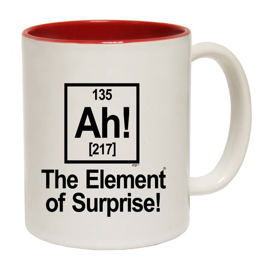 The Element Of Surprise White - Funny Coffee Mug