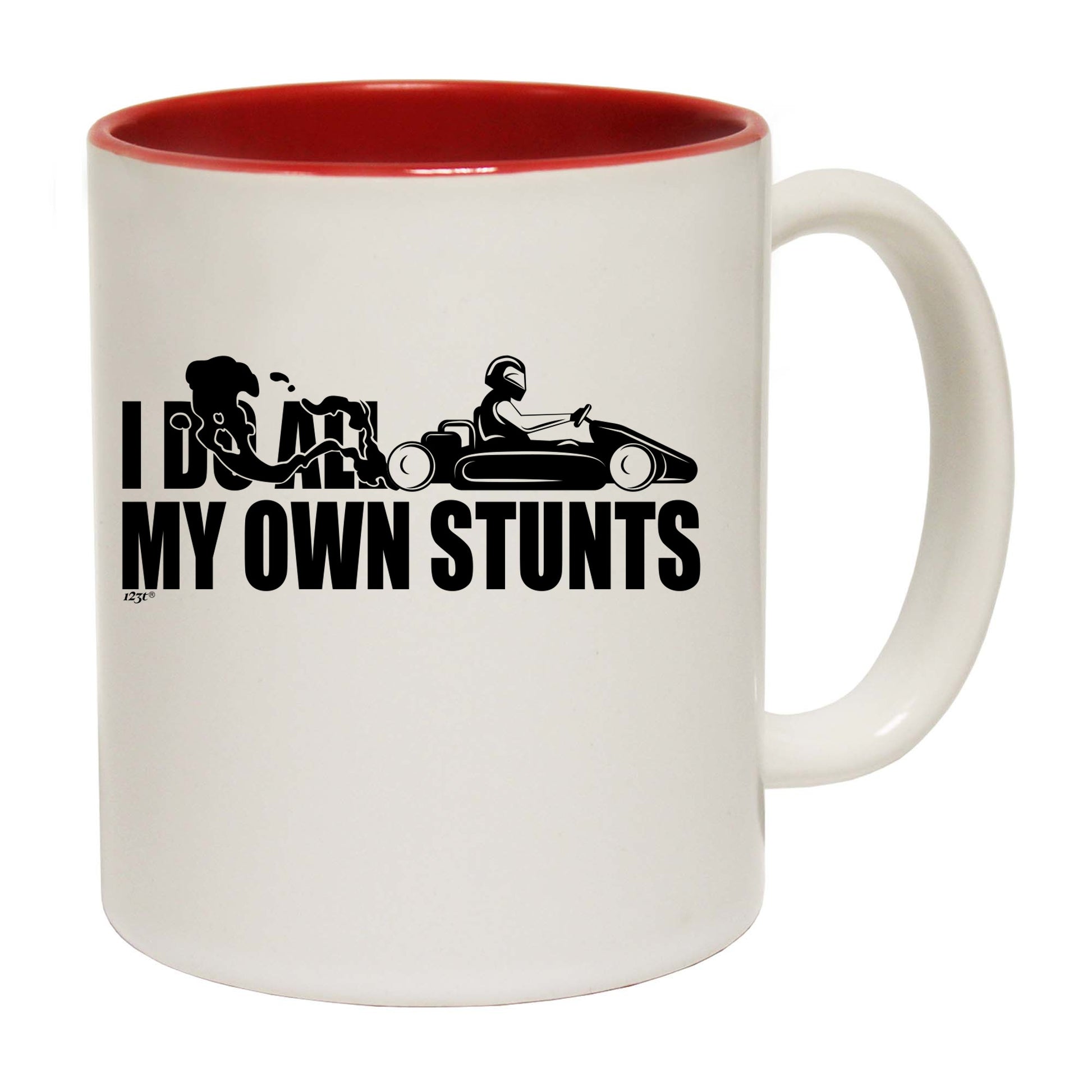 Go Kart Do All My Own Stunts - Funny Coffee Mug