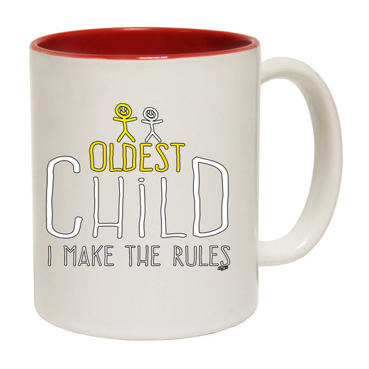 Oldest Child 2 Make The Rules - Funny Coffee Mug