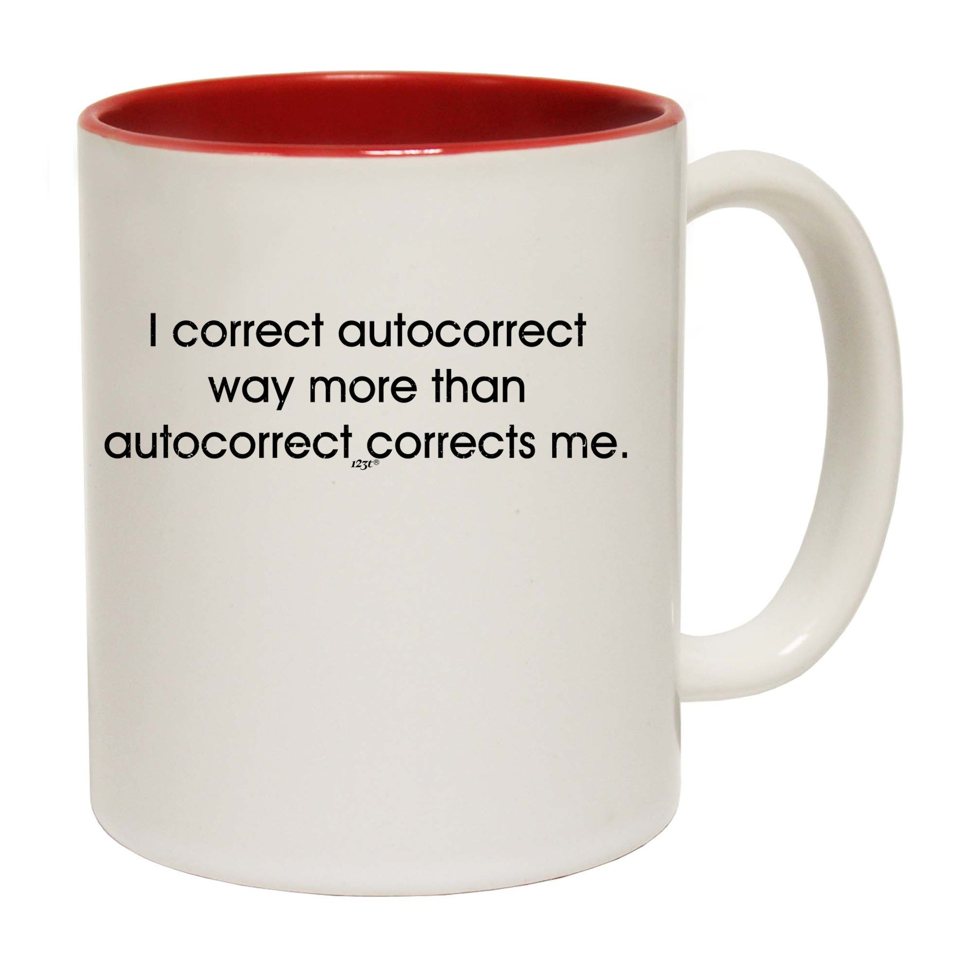 Correct Autocorrect Way More - Funny Coffee Mug