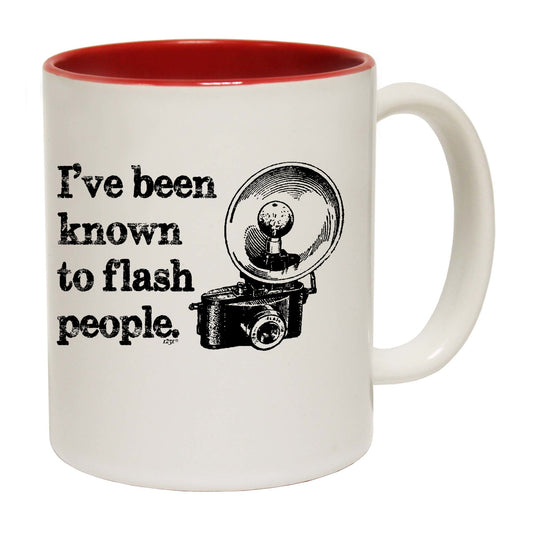 Ive Been Known To Flash People White - Funny Coffee Mug