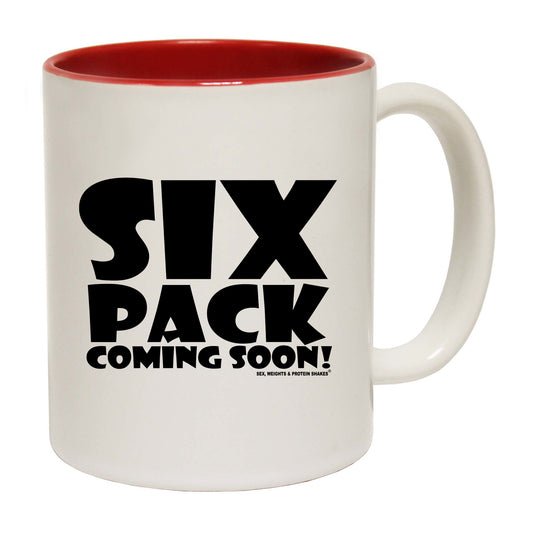 Swps Six Pack Coming Soon White - Funny Coffee Mug