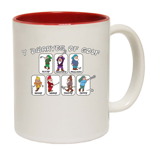 Oob 7 Dwarves Of Golf - Funny Coffee Mug