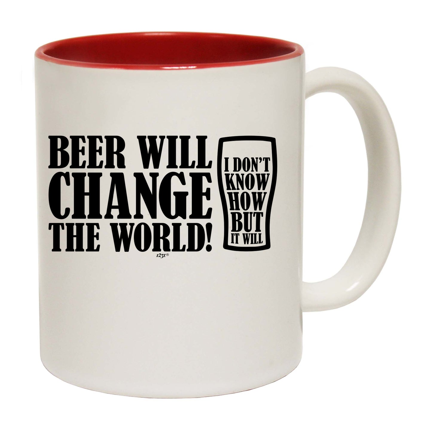 Beer Will Change The World - Funny Coffee Mug