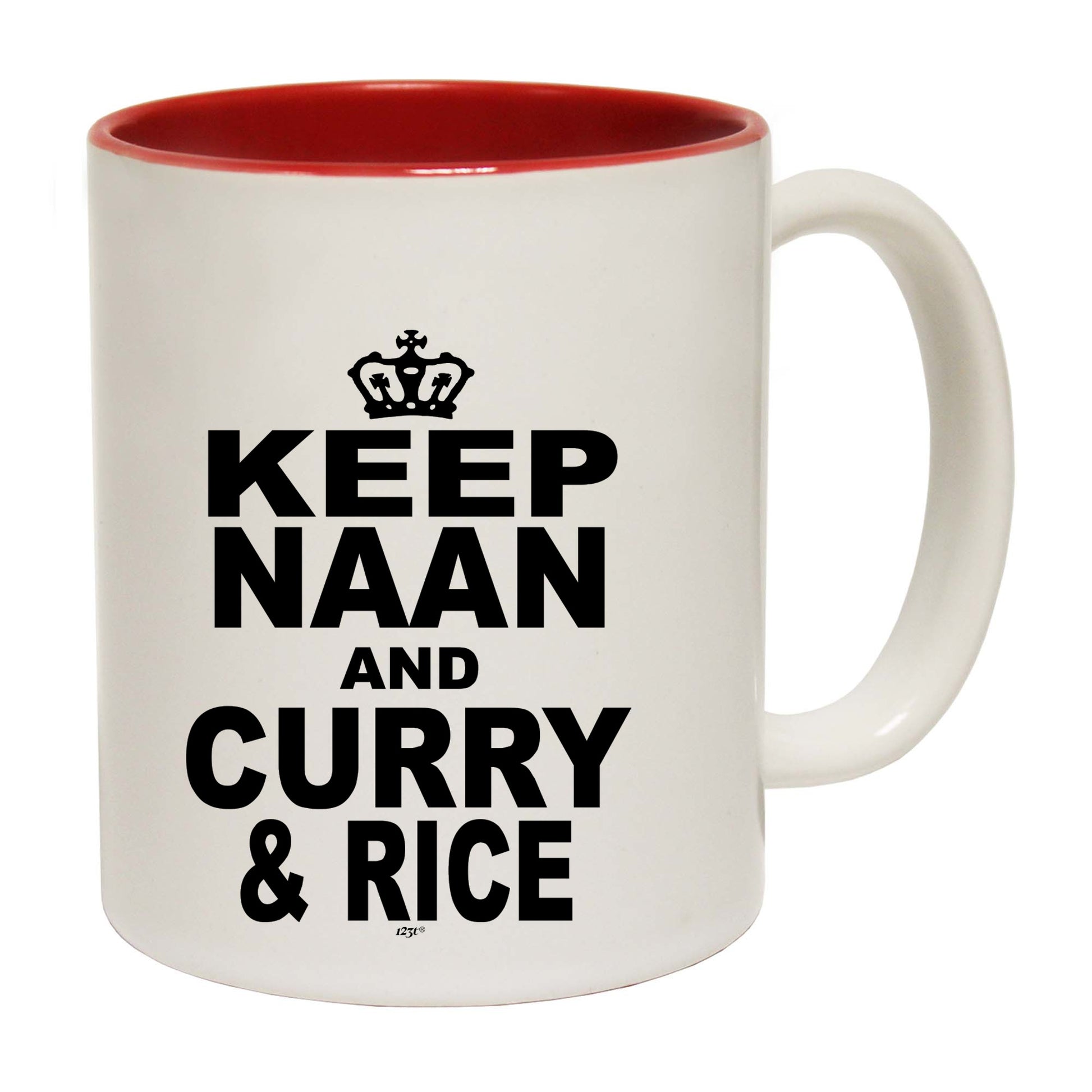 Keep Naan And Curry And Rice - Funny Coffee Mug