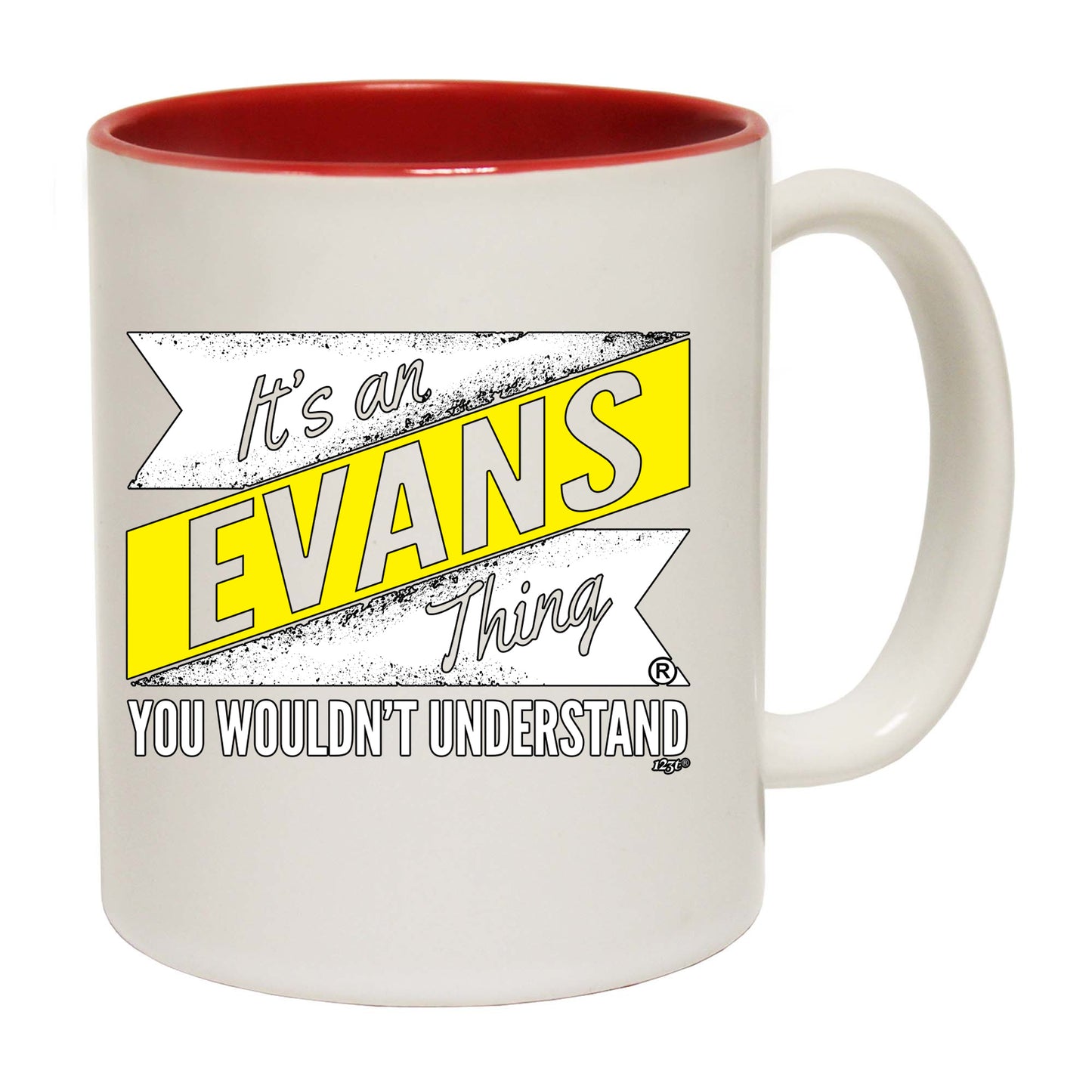 Evans V2 Surname Thing - Funny Coffee Mug