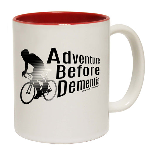 Rltw Adventure Before Dementia Cycling - Funny Coffee Mug