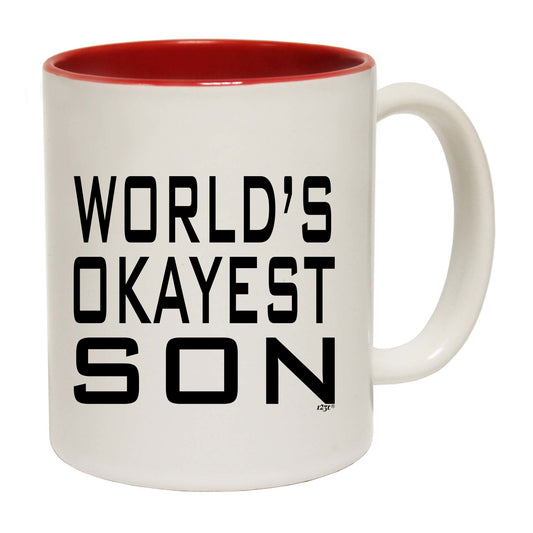 Worlds Okayest Son - Funny Coffee Mug