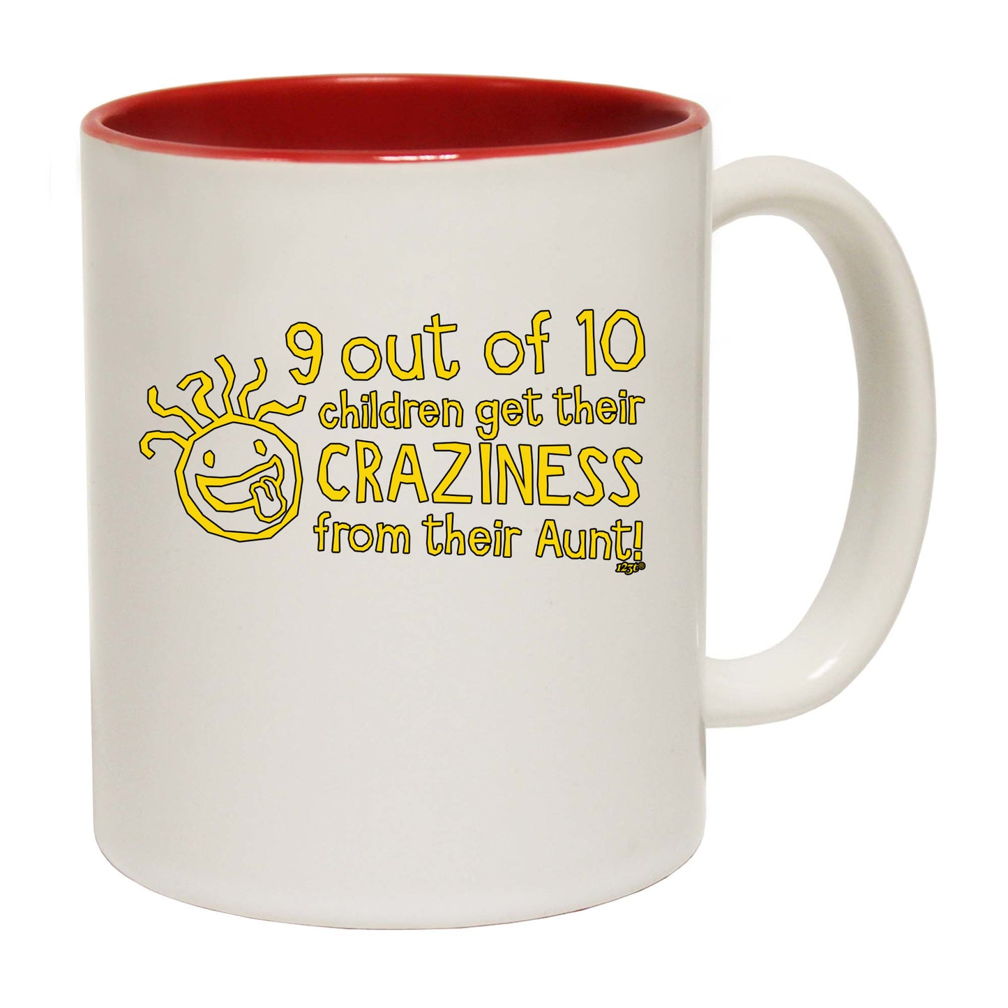 Aunt 9 Out Of 10 Children Craziness - Funny Coffee Mug