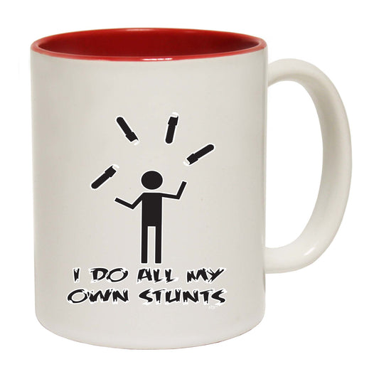 Chainsaw Do All My Own Stunts - Funny Coffee Mug