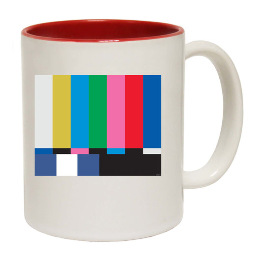 Tv Colour Test Screen - Funny Coffee Mug