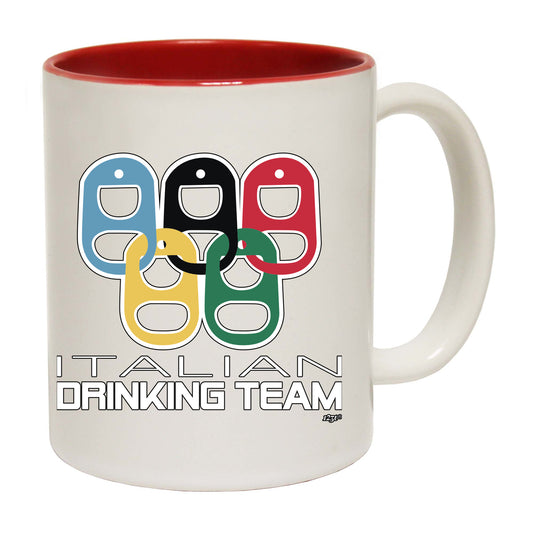 Italian Drinking Team Rings - Funny Coffee Mug