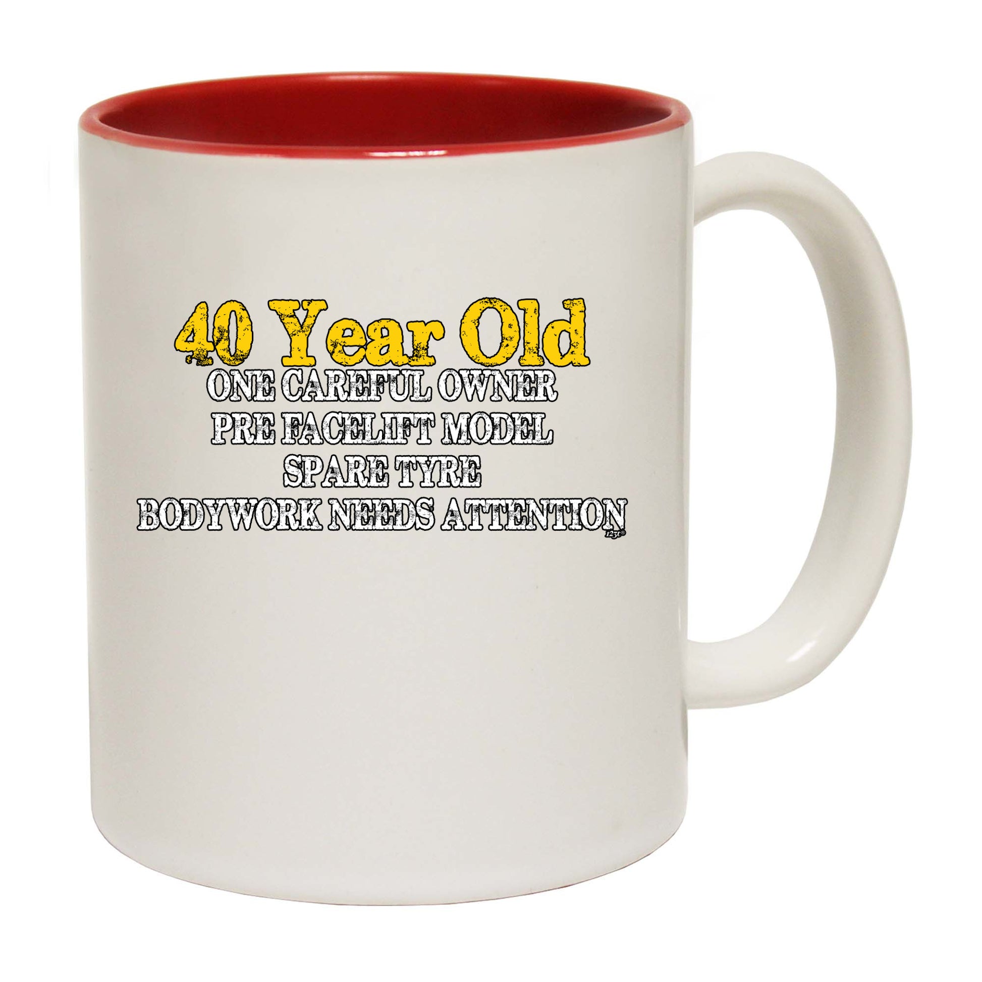 40 Year Old One Careful Owner Birthday Age - Funny Coffee Mug