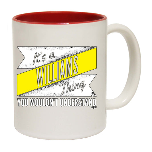 Williams V2 Surname Thing - Funny Coffee Mug