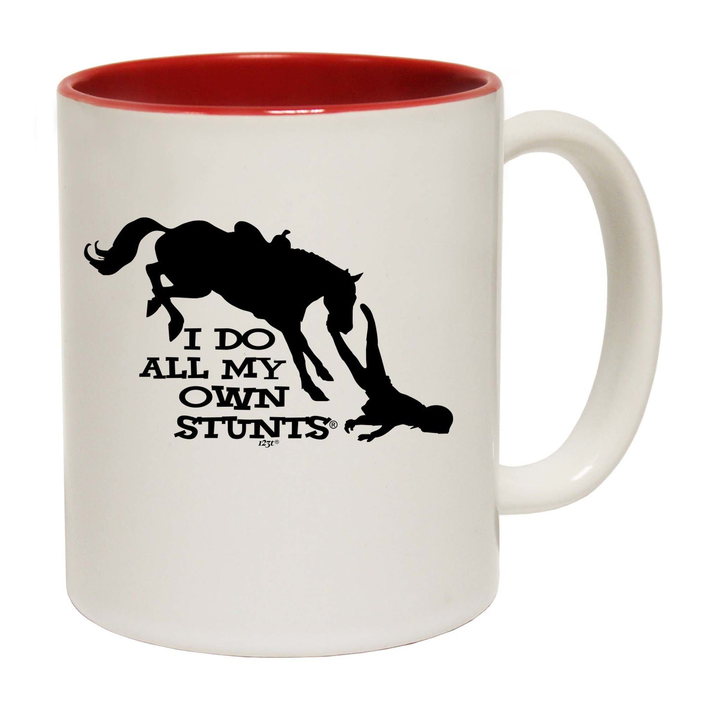 Horse Do All My Own Stunts - Funny Coffee Mug