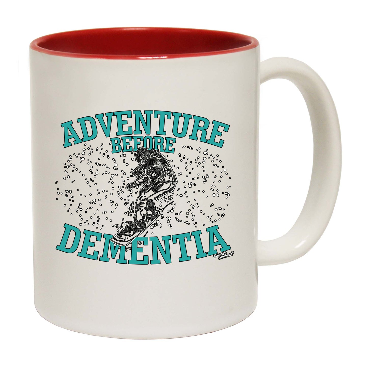 Pm Adventure Before Dementia Snowboard - Funny Coffee Mug