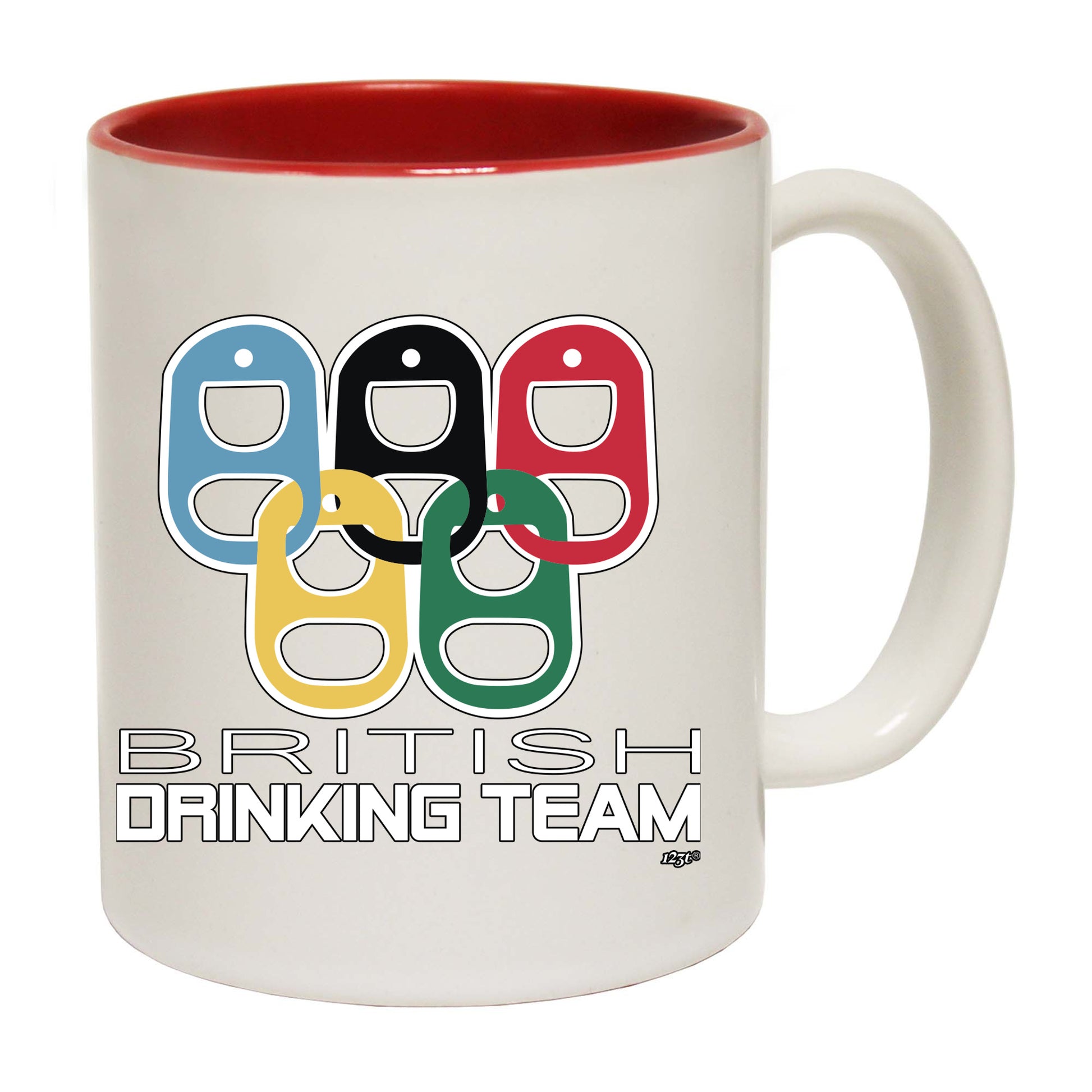 British Drinking Team Rings - Funny Coffee Mug