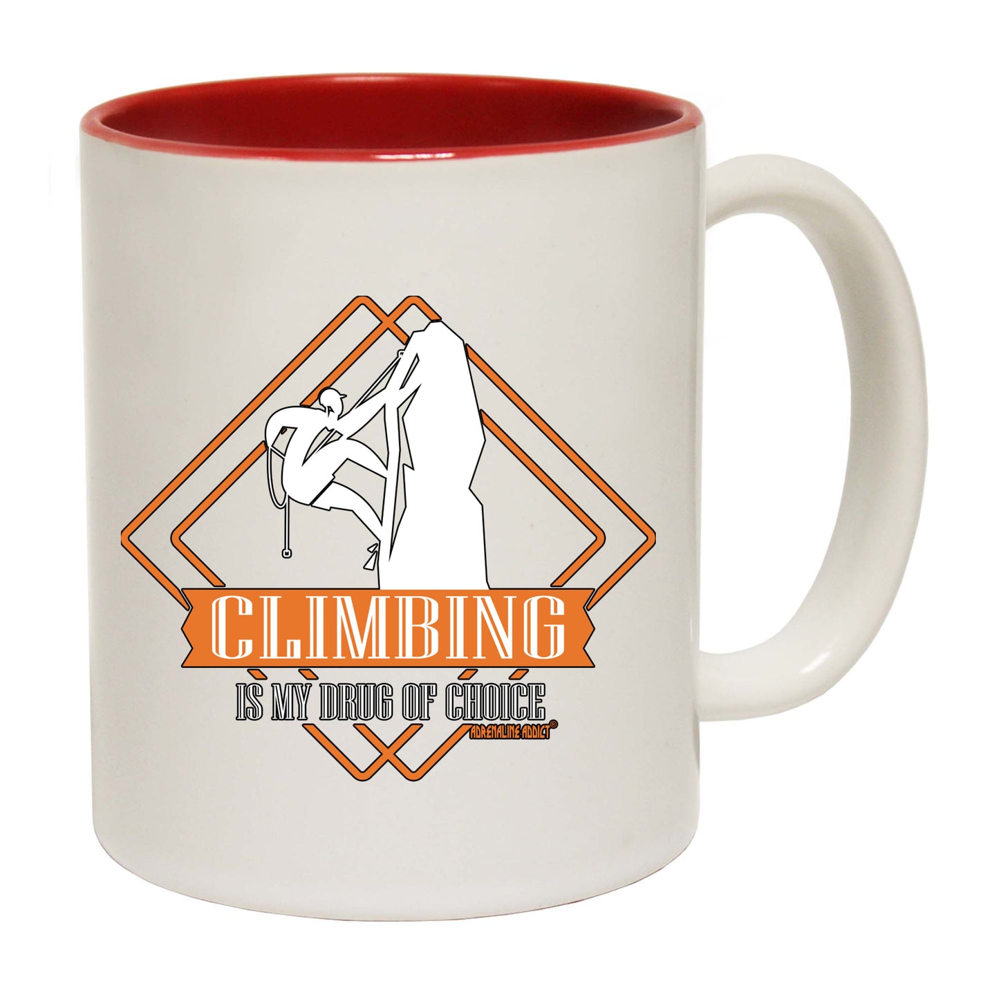 Aa Climbing Is My Drug Of Choice - Funny Coffee Mug