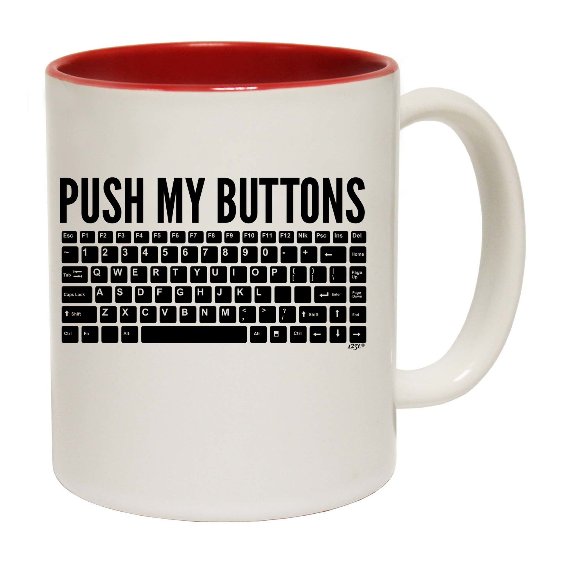 Push My Buttons - Funny Coffee Mug