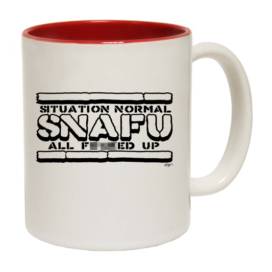 Situation Normal Snafu All - Funny Coffee Mug