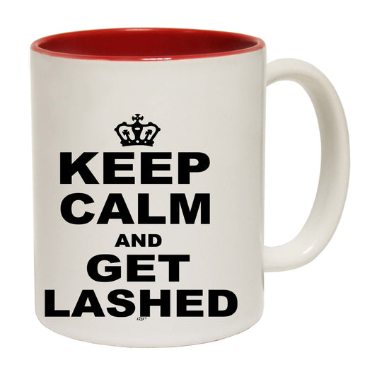 Keep Calm And Get Lashed - Funny Coffee Mug