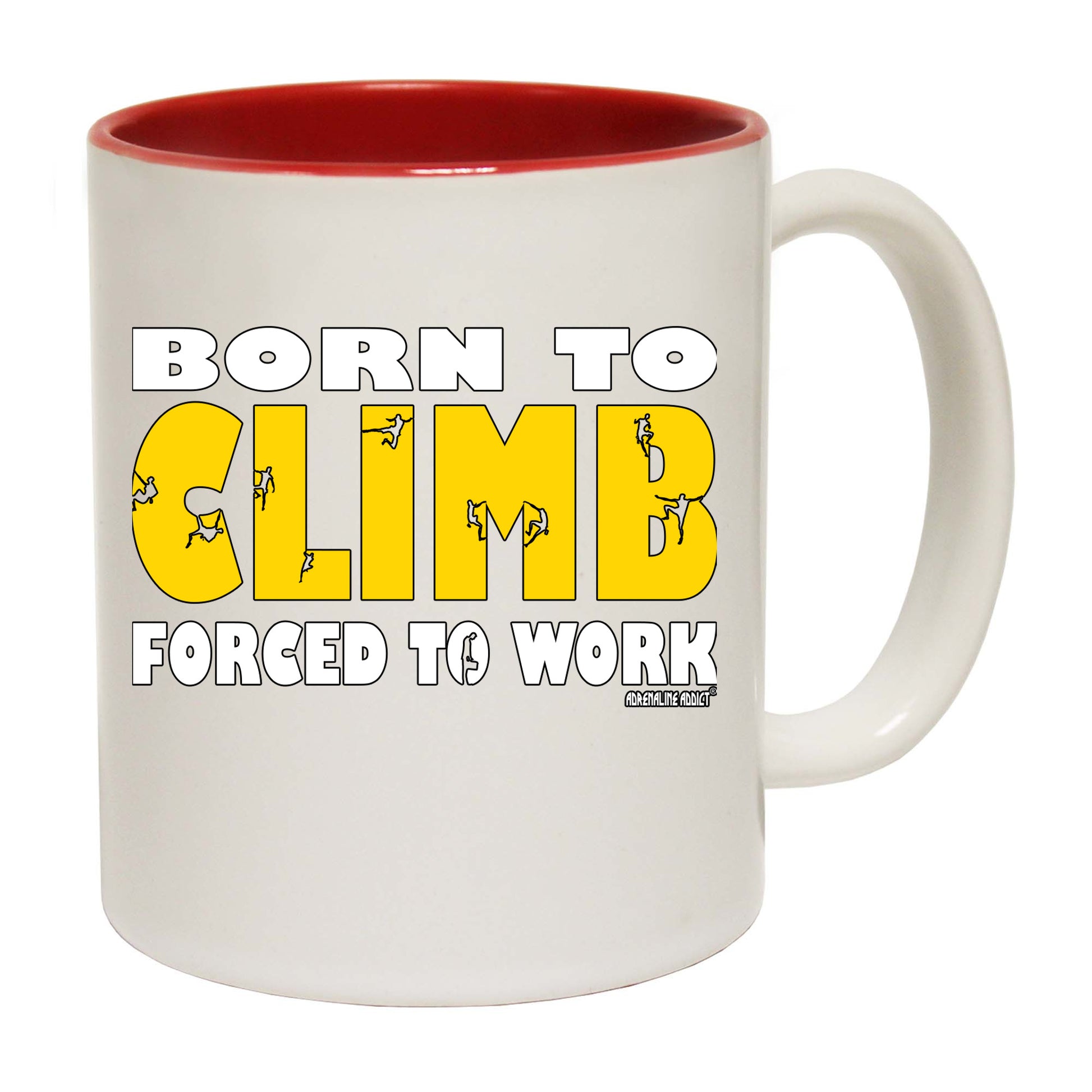 Aa Born To Climb - Funny Coffee Mug