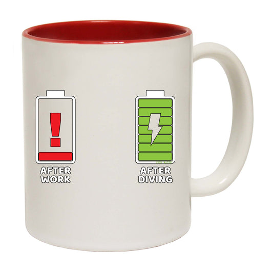 Ow After Diving - Funny Coffee Mug