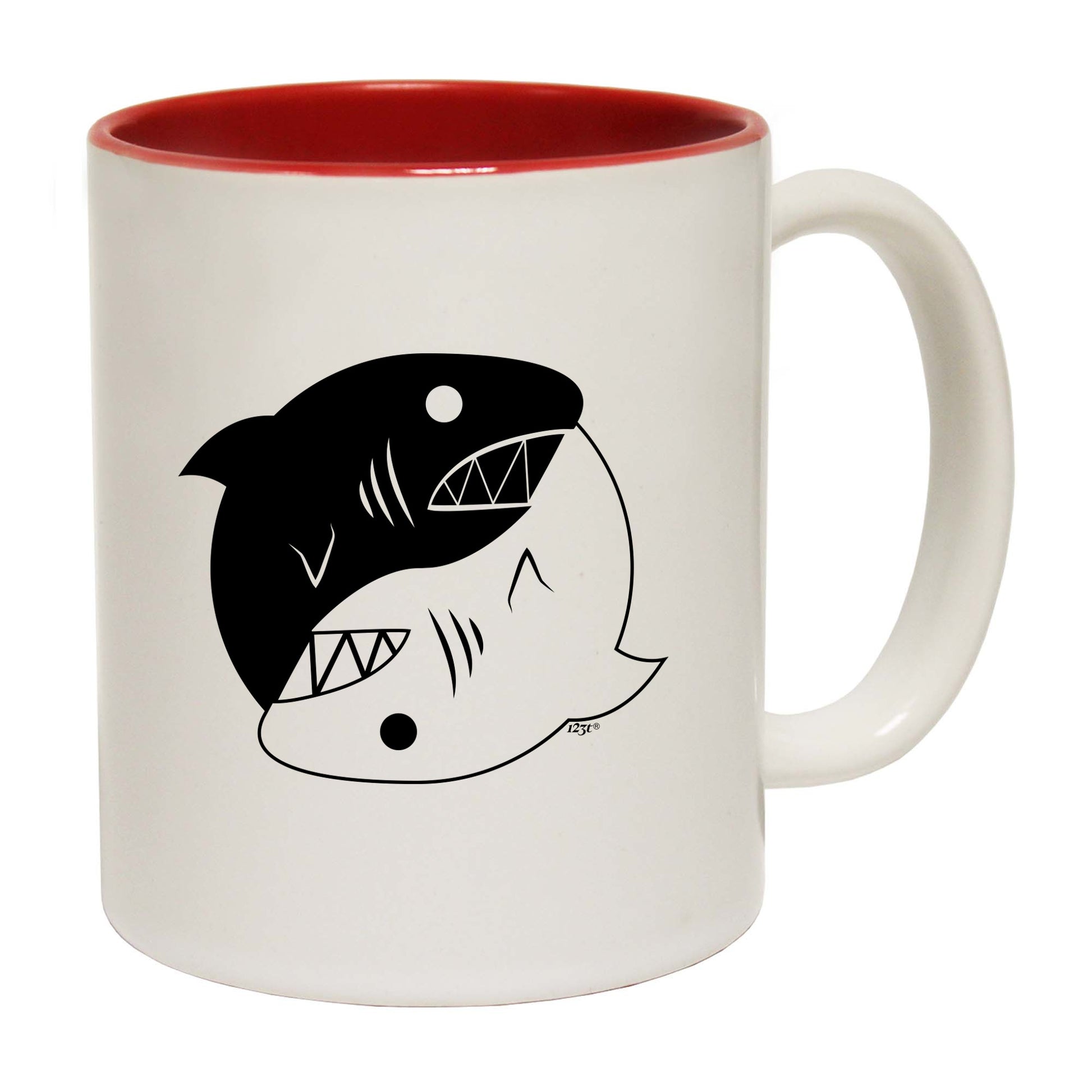 Yin Yang Shark - Funny Coffee Mug