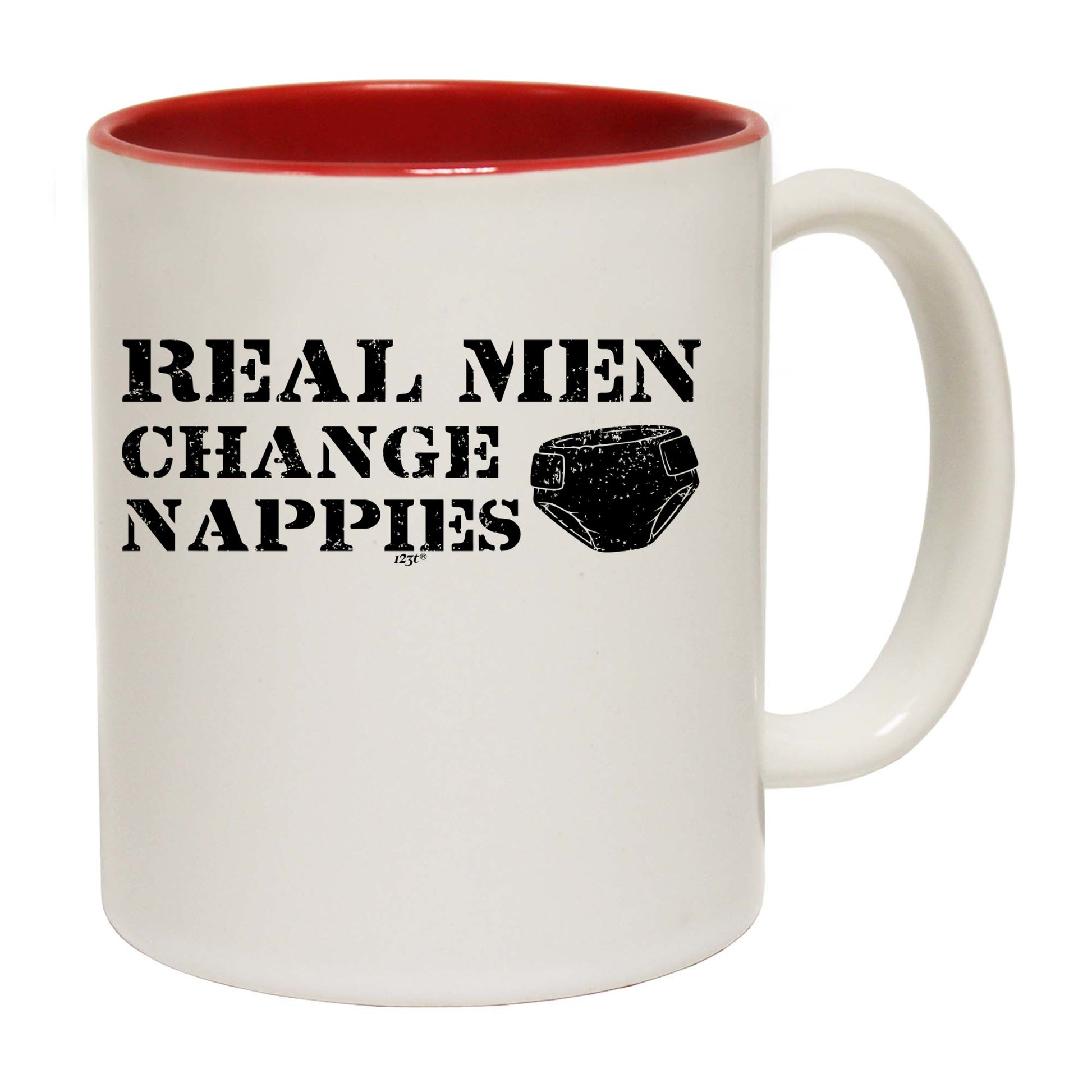 Real Men Change Nappies - Funny Coffee Mug