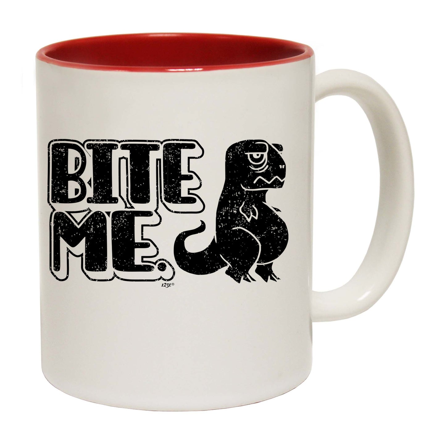 Bite Me Dinosaur - Funny Coffee Mug