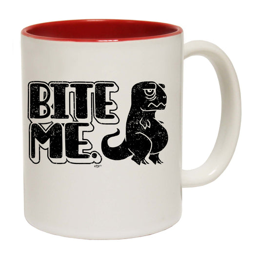 Bite Me Dinosaur - Funny Coffee Mug