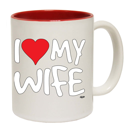 Love Heart My Wife - Funny Coffee Mug